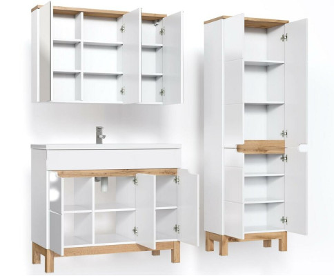 Design Bathroom Furniture Bathroom Set Suite Wardrobe Washbasin Bathroom furniture sets 3 pieces.