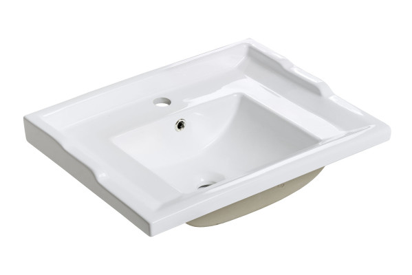 Ceramics Washbasin Washbasin Modern Decorative Countertop Washbasin White