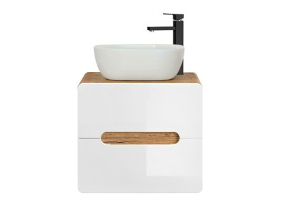 Washbasin Bathroom Washbasin with attachment basin 60cm base cabinet high gloss