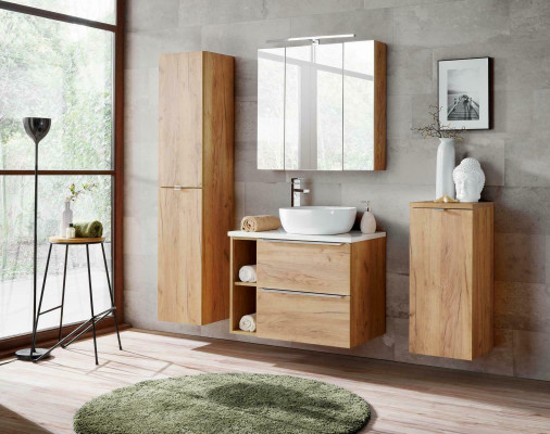 Design Bathroom Furniture Bathroom 5 pcs. Set Suite Wardrobe Deco Washbasin