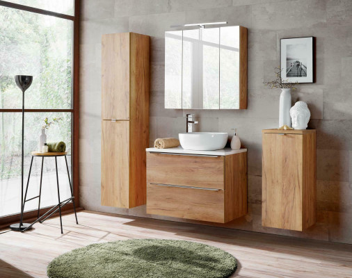 Design Bathroom Furniture Bathroom 4 pcs. Set Suite Wardrobe Washbasin