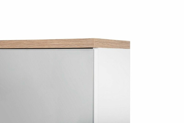 Mirror cabinet wall cabinet Bathroom cabinet with Mirror 80 cm