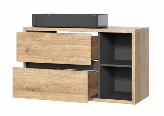Design Bathroom Furniture Bathroom 3 pcs. Set Deco Suite Wardrobe Washbasin