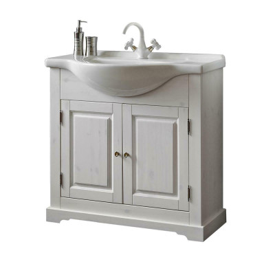 Country house washbasin luxury quality washbasin basin with base cabinet 85x35x81
