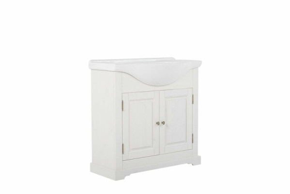 Country house washbasin luxury quality washbasin basin with base cabinet 85x35x81