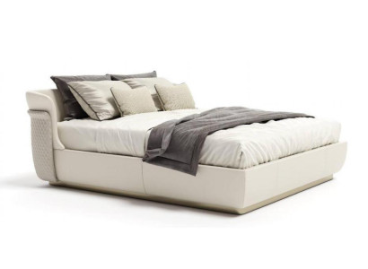 Designer White Double bed Bedroom Furniture Large Family Beds Bed