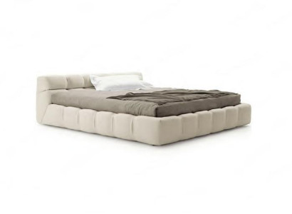 White beige Bed Bedroom Beds Double Beds Sleeping Beds Textile