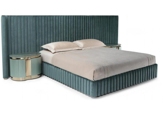 Bedroom Furniture Double bed 2x Bedside tables Bed frame nightstand