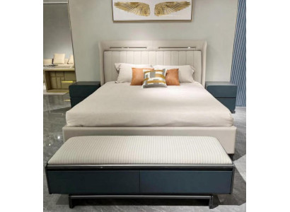 Bedroom Set Luxury Furniture Bed Bedside tables Double beds Bed frame