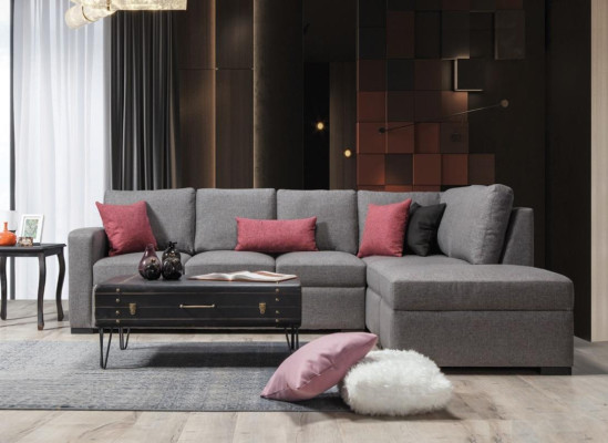 Living room Upholstery Furniture Luxury Corner sofa L-shape Modern Design Sofa Couch