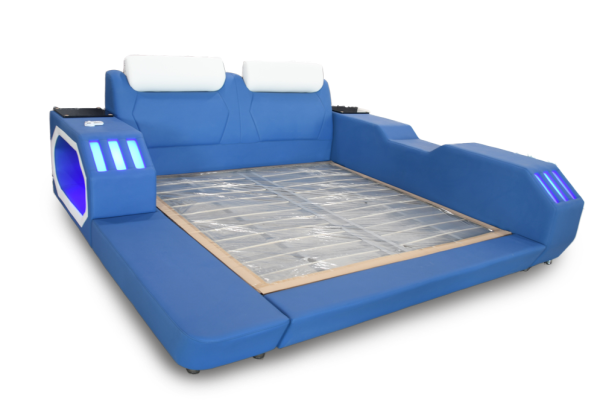 Multifunction Beds Led Luxury Design Blue's Bed Hotel Double 180x200