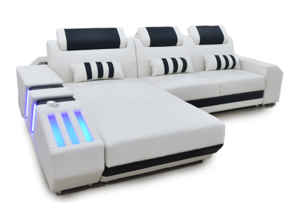 Corner sofa Corner suite Sofa Upholstery Seat Living landscape Suite L-shape