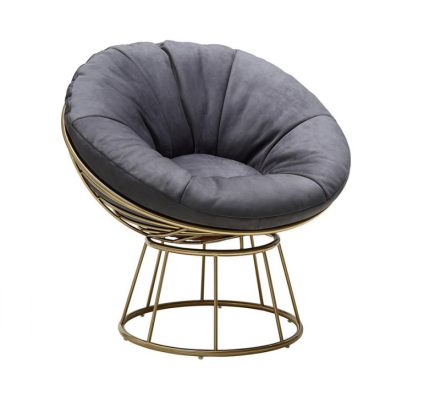 Armchair Seater Design Living room Upholstery Wood Upholstery Modern Luxury Gray