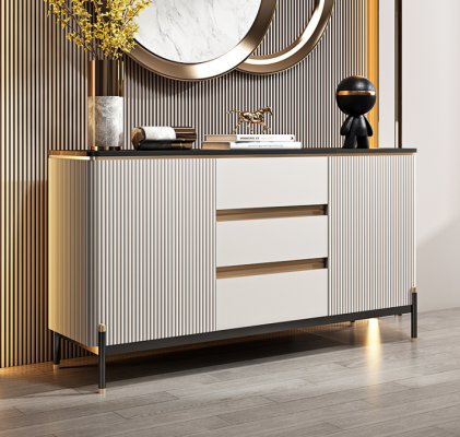 Chest of drawers White Sideboard Wood Wardrobe Furniture Furnishings Sideboard Luxury new