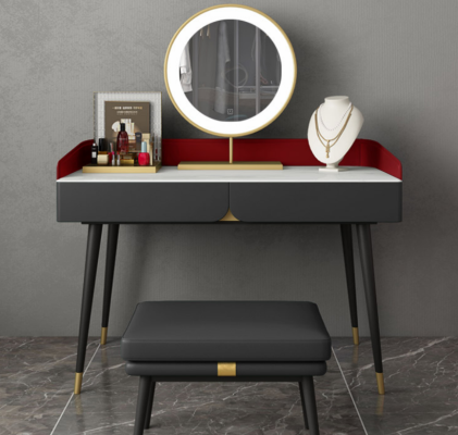Dressing table wall mirror hairdresser consoles tables bedroom new