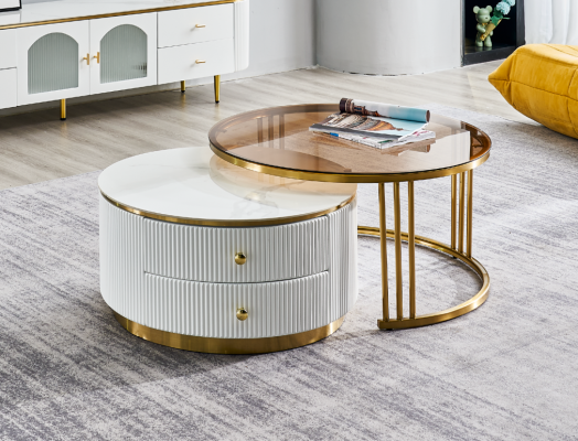 Coffee table Living room Furniture Luxury Wood Tables Coffee tables 80x40.5 Table