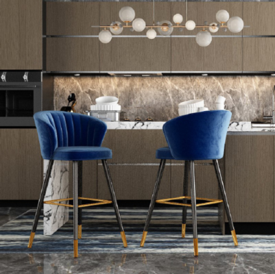 Bar Stool Bar Chair Blue Velvet Design Bar Chairs Bar Stool Chairs new