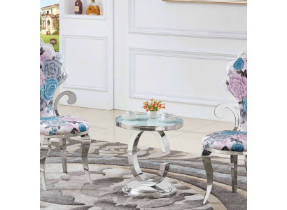 Luxury Living room Coffee table stainless steel Tables Design Furniture Side new