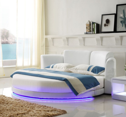 Bed Round Beds Double Luxury Bedroom Furniture Round Hotel Frame new