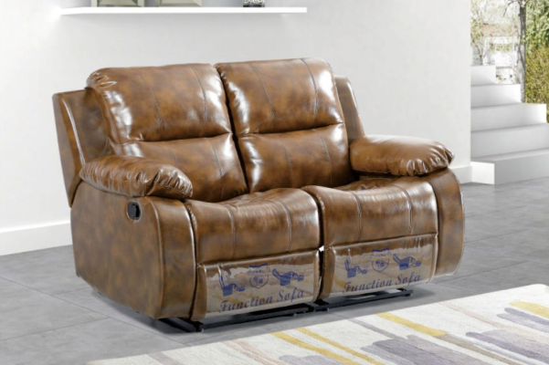Couches Brown Sofa 2 Seater Massage Chair Two-seater Relax new