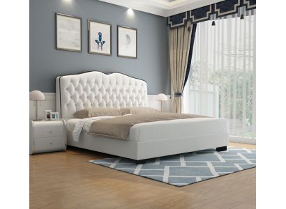 Chesterfield Bed Upholstered bed Double bed Beds Designer Luxury Bed new