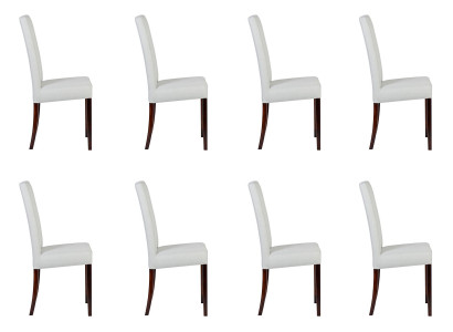 8x Chairs Chair Upholstery Design Lounge Club Seat Lehn Suite Armchair new