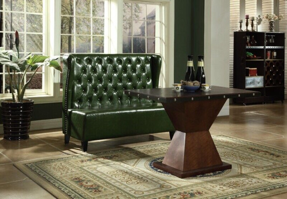 Chesterfield Sofa Stool Couch Bench seat Green Waiting Room Living room Office Sofas new