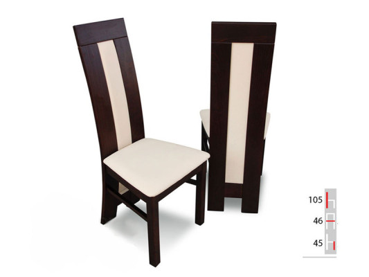 Solid wood Wood Chair MODERN LANGE DESIGNER Dining room CHAIR Kitchen Decorative