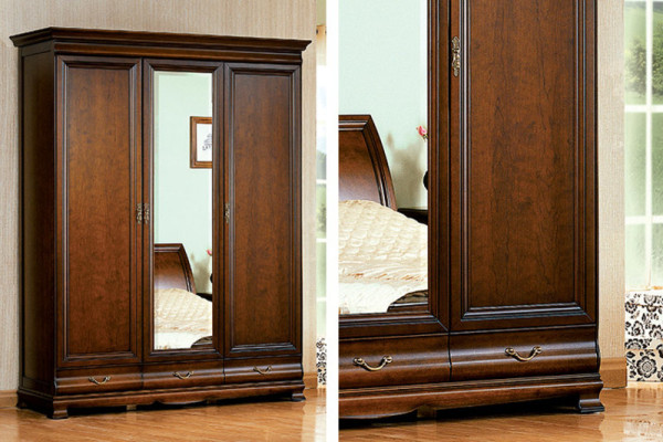 Classic Tables Table Dining table Solid wooden table round table country house model