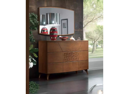 Bedroom Set Chest of drawers Mirror Luxury Complete's Modern Chests of drawers 2pcs