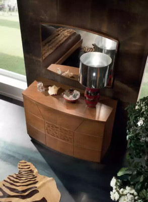 Bedroom Set Chest of drawers Mirror Luxury Complete's Modern Chests of drawers 2pcs