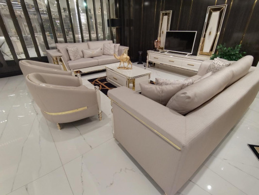 Luxury Sofa set 3+3+1+1 Seater Sofa Armchair JV Furniture Modern Furniture Set 4pcs new