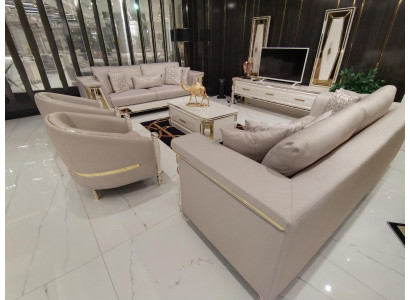 Sofa set 3+3+1+1 Seater + Coffee table + Sideboard Modern Set new