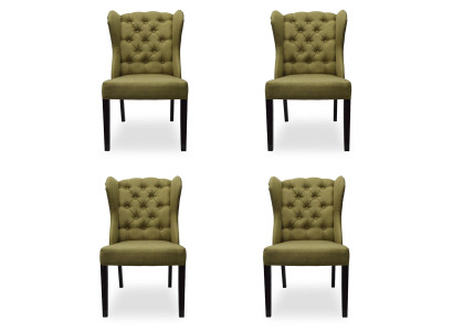 4x Design Upholstery Seat Chairs Chair See Suite Armchair Lounge Club Set