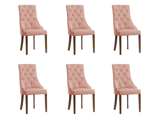 6x Chesterfield Armchair Lounge Club Upholstery Chair Chairs Seat Suite Lehn