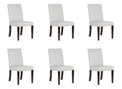 6x Chairs Chair Upholstery Design Lounge Club Seat Lehn Suite Armchair new