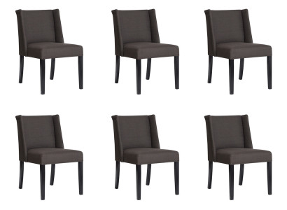 6x Chairs Chair Upholstery Design Lounge Club Seat Lehn Suite Armchair new