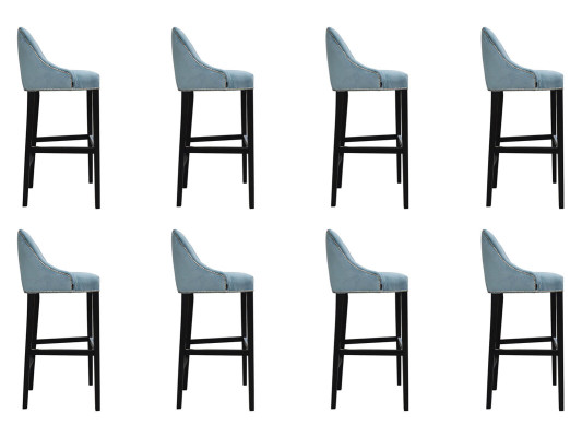 8x Design Stool Bar Recliner Upholstery Chairs Armchair Living Room Chair Bar Stool