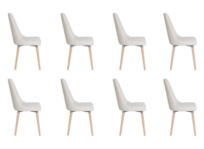 8x Design Upholstery Seat Chairs Chair See Suite Armchair Lounge Club Set