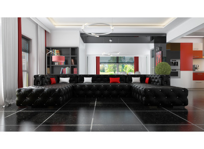 Corner sofa Chesterfield Living landscape Luxury Designer Sofa Couch Upholstery Corner sofa