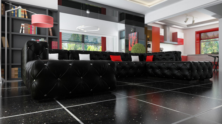 Corner sofa Chesterfield Living landscape Luxury Designer Sofa Couch Upholstery Corner sofa