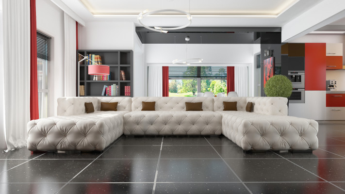Corner sofa Chesterfield Living landscape Luxury Designer Sofa Couch Upholstery Corner sofa