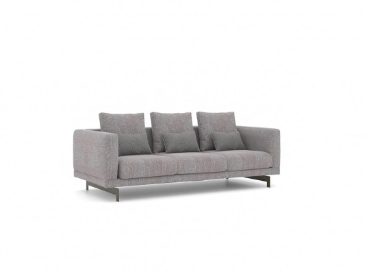 Gray Sofa Three Seater Couch Living room Modern Design Luxury Upholstered furniture