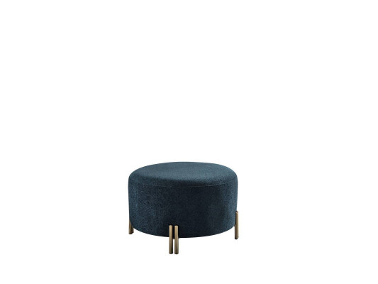 Designer Dark Blue Stool Living room Footstool Seat Furniture Noble Furniture