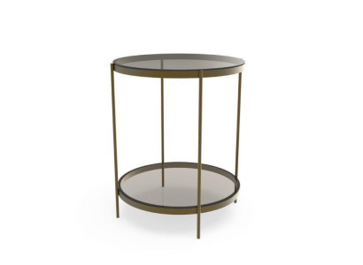 Side table Glass stylish new luxurious modern Gray Coffee table new