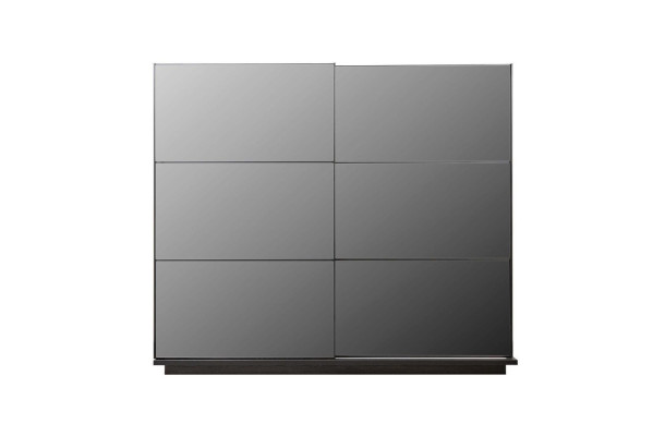 Black Wardrobe Bedroom Modern Wood Wardrobe Cabinet