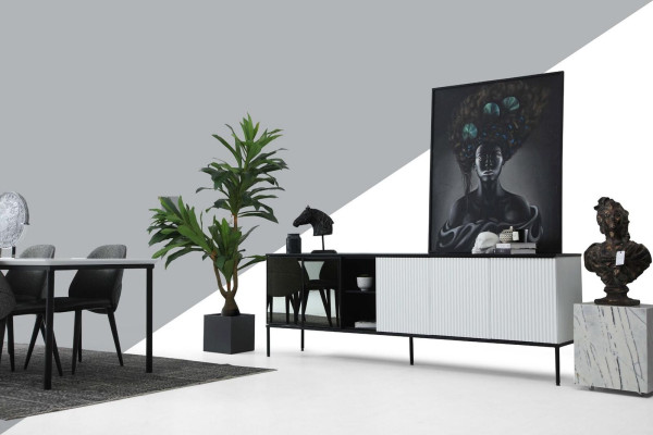 Sideboard Chest of drawers Sideboard Wood Modern White Living room Chests of drawers Design