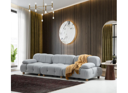 Sofa 3 Seater Three Seater Modern Fabric Gray Sofas Design Living room new