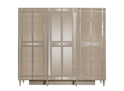 White Bedroom Wardrobe Designer Wooden Cabinet Modern Furniture