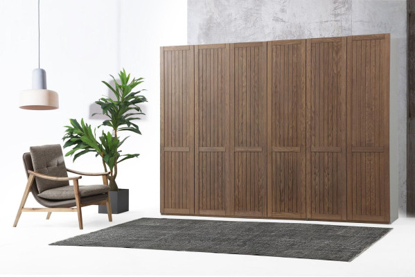 Wardrobe Wardrobe Wood Modern Brown Clothes Bedroom Wardrobe